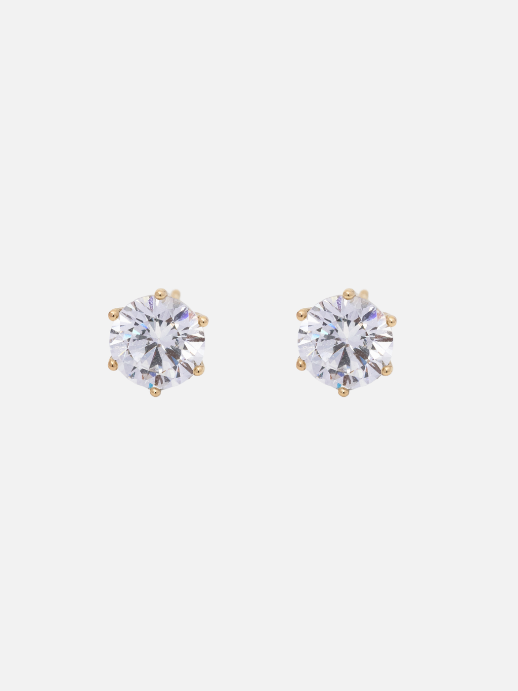 Zabelle Stud Earrings in Gold (7mm)