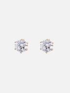 Zabelle Stud Earrings in Gold (7mm)
