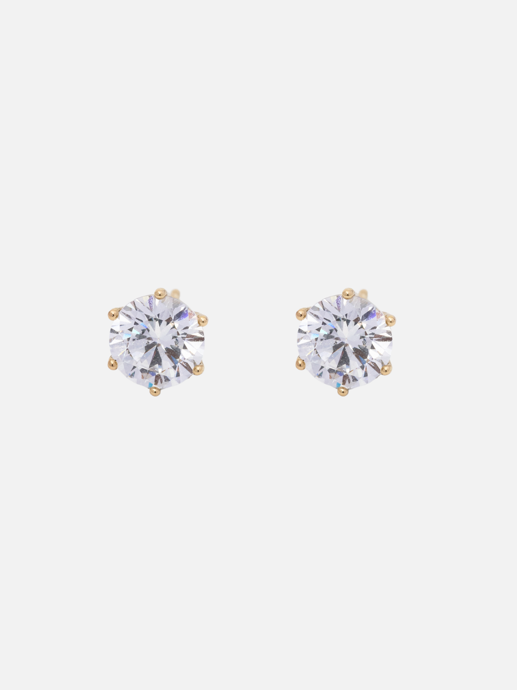 zabelle stud earrings in gold