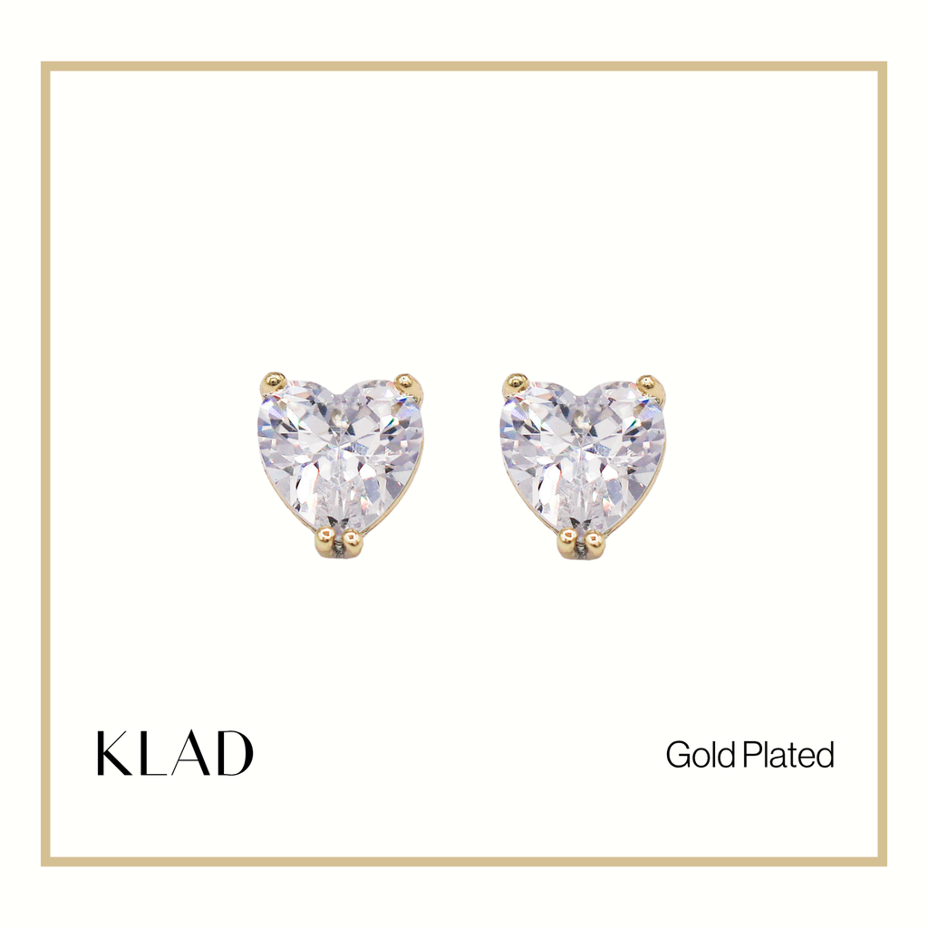 Zelda Stud Earrings in Gold