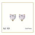 Zelda Stud Earrings in Gold