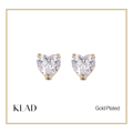 Zelda Stud Earrings in Gold