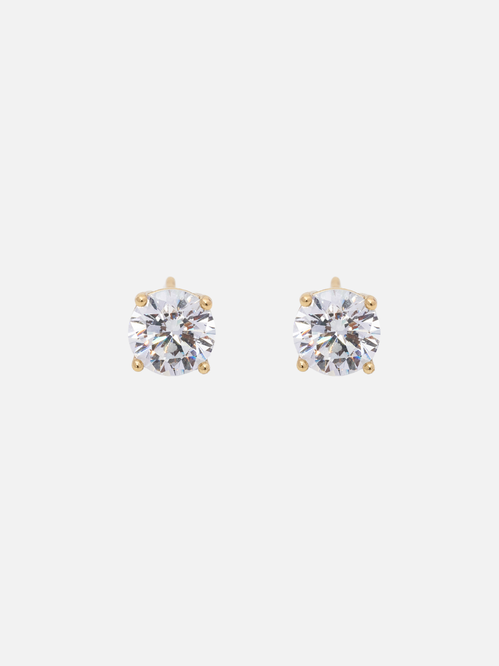 Zia Stud Earrings in Gold