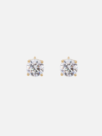 Zia Stud Earrings in Gold