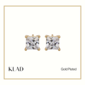 Zoe Stud Earrings in Gold