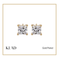 Zoe Stud Earrings in Gold