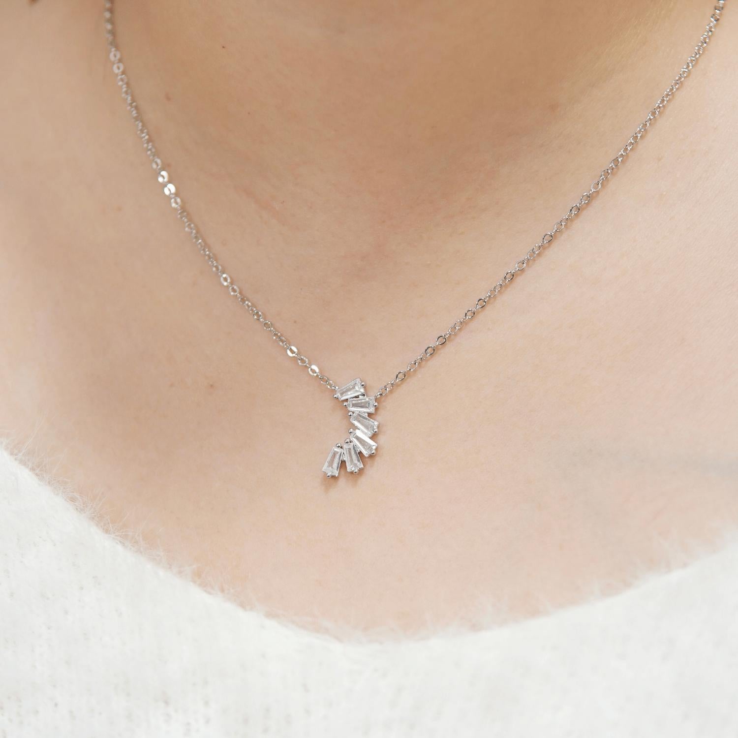 Milana Jewelry Set in Rhodium
