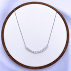 Kezia Necklace in Rhodium