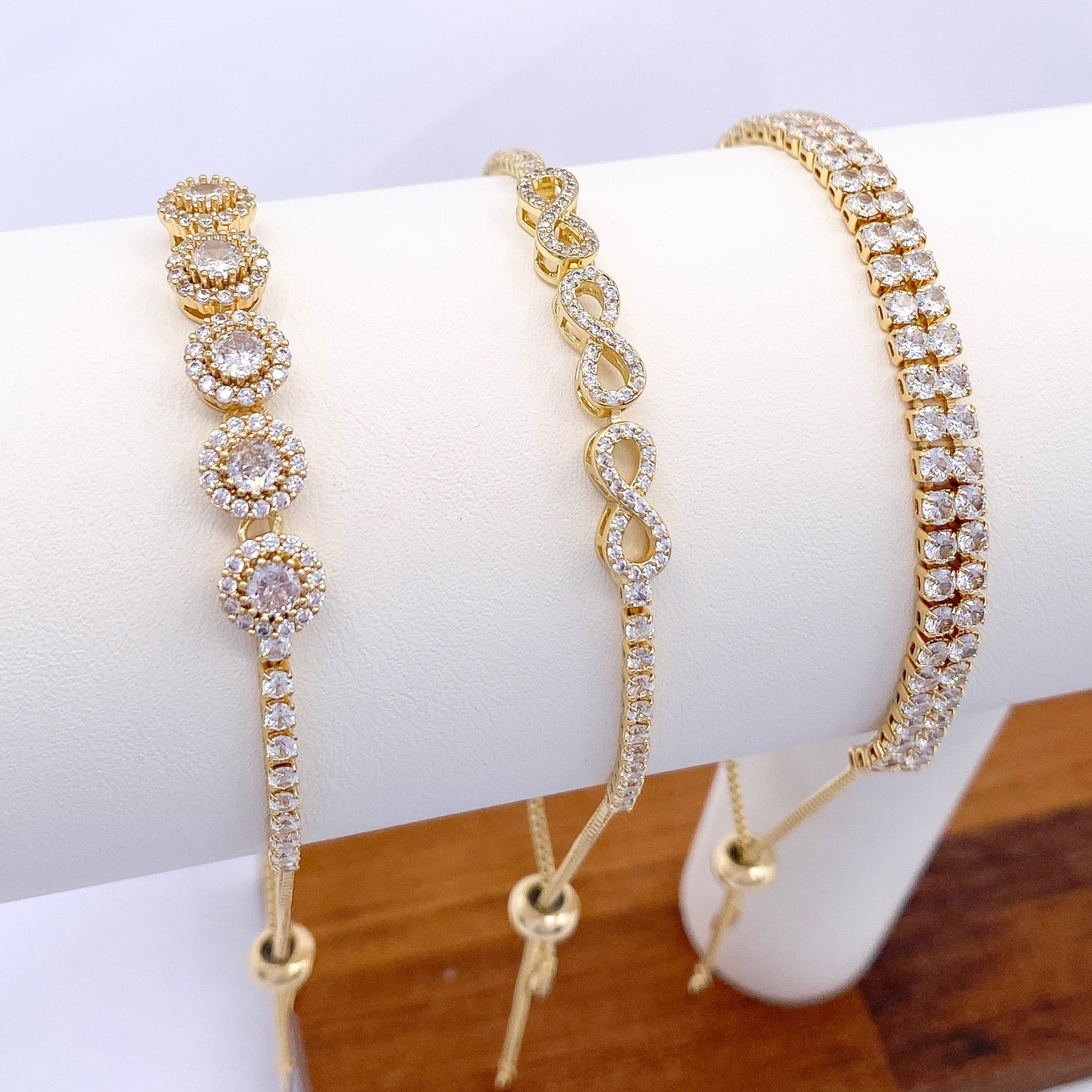 Scarlett Adjustable Bracelet in Gold