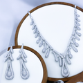 Niah Set in Rhodium